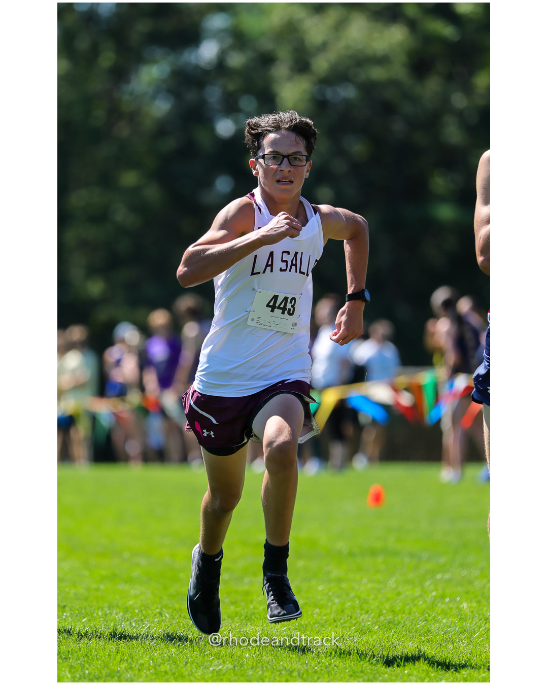 Gavin Pintarich - La Salle Academy - 16:01.31 - 2025 Injury Fund Carnival XC Cross Country Race - Deerfield Park, Smithfield RI - August 30…