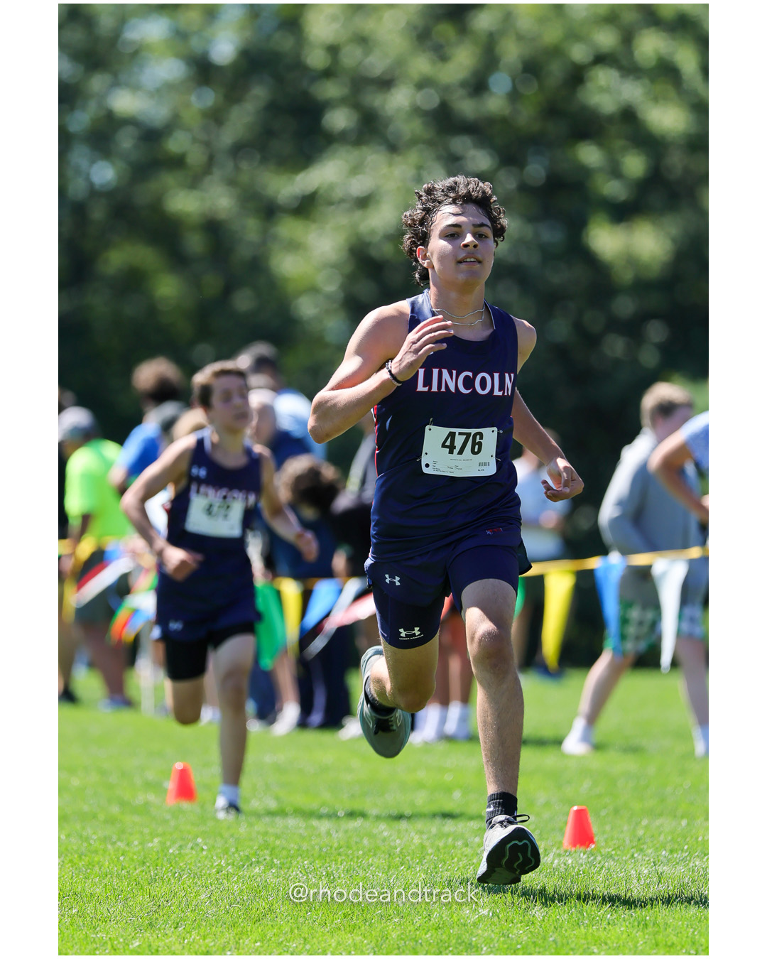 Dylan Van Cleve - Lincoln High School - 16:15.82 - 2025 Injury Fund Carnival XC Cross Country Race - Deerfield Park, Smithfield RI - August…