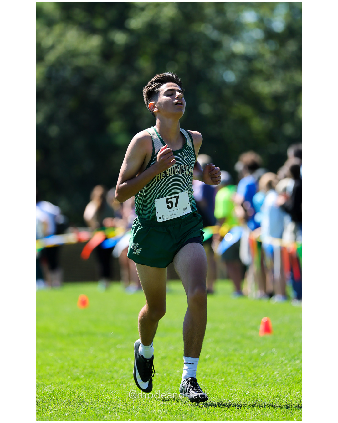 Nico Lepore - Bishop Hendricken High School - 16:24.46 - 2025 Injury Fund Carnival XC Cross Country Race - Deerfield Park, Smithfield RI -…