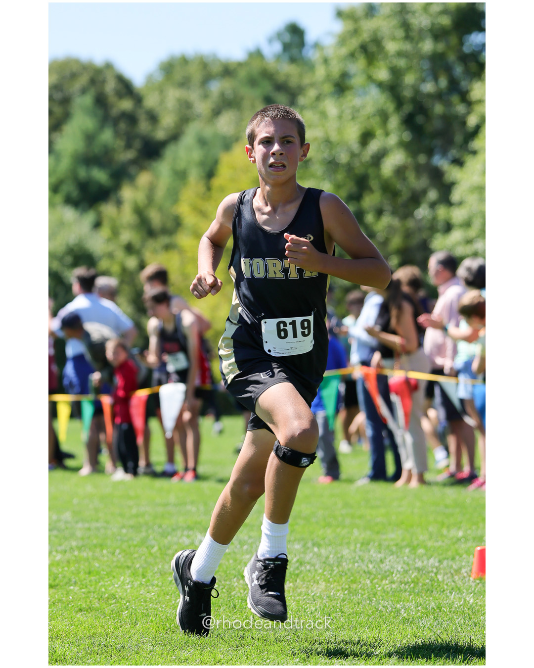 Nathan Lugini - North Kingstown High School - 16:38.68 - 2025 Injury Fund Carnival XC Cross Country Race - Deerfield Park, Smithfield RI -…