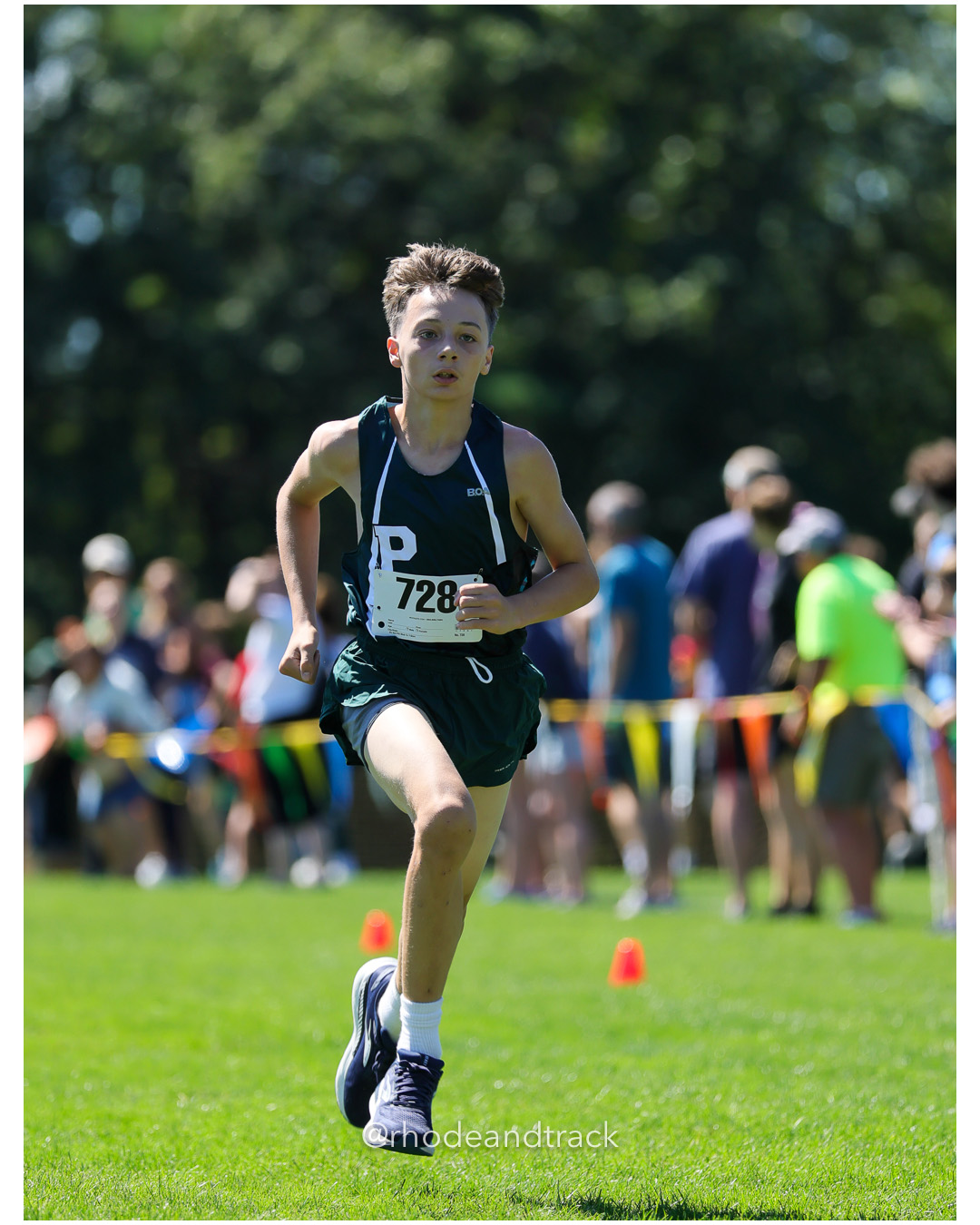 Wesley Veader - Ponaganset High School - 16:50.48 - 2025 Injury Fund Carnival XC Cross Country Race - Deerfield Park, Smithfield RI - Augus…