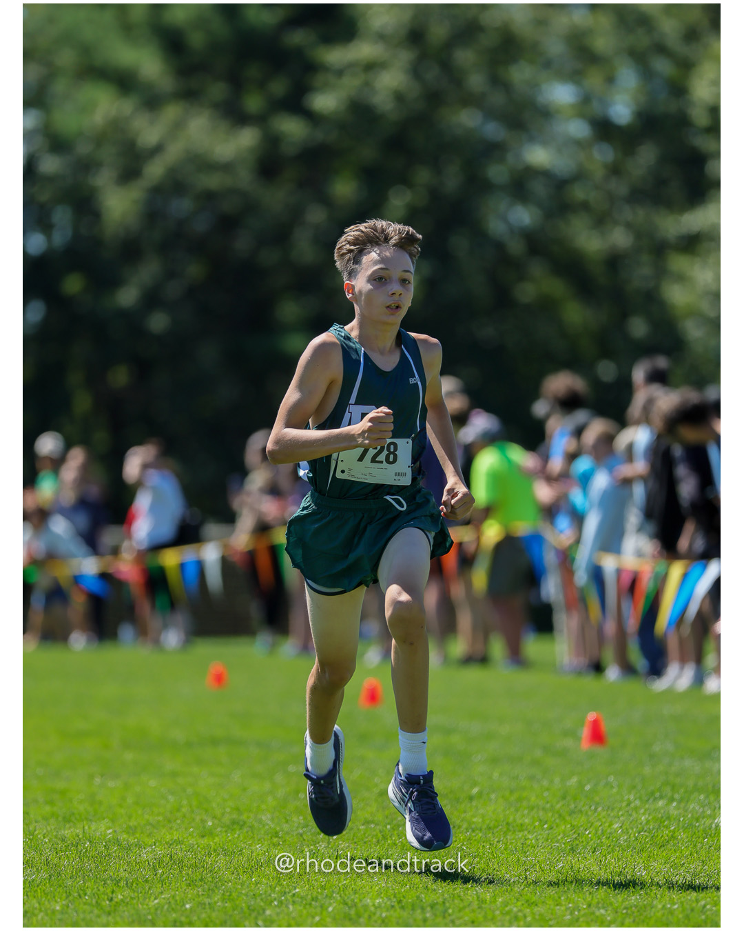 Wesley Veader - Ponaganset High School - 16:50.48 - 2025 Injury Fund Carnival XC Cross Country Race - Deerfield Park, Smithfield RI - Augus…