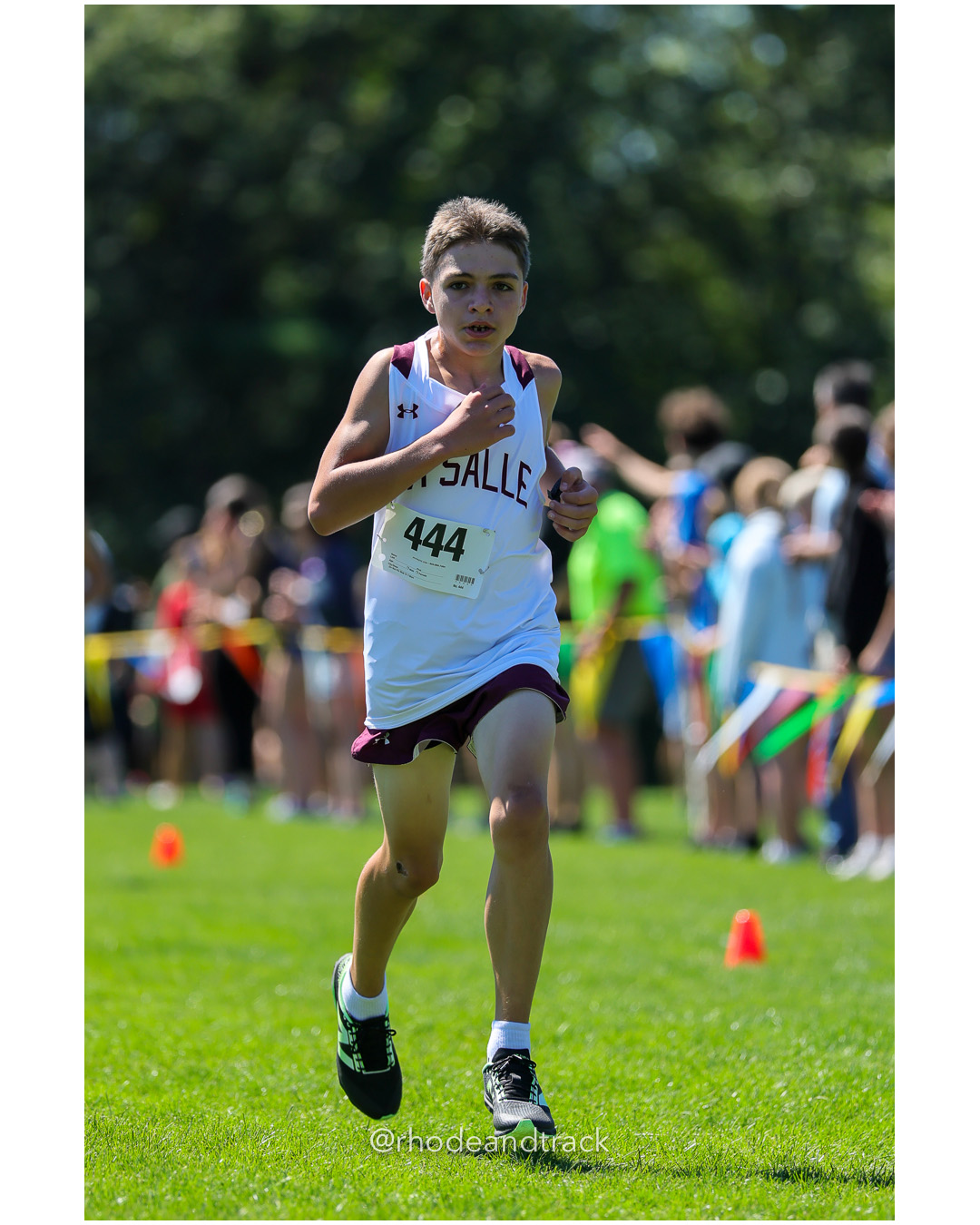 Joseph Roberts - La Salle Academy - 16:55.37 - 2025 Injury Fund Carnival XC Cross Country Race - Deerfield Park, Smithfield RI - August 30…