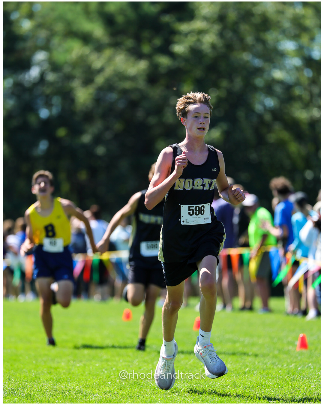Everett Coleman - North Kingstown High School - 16:56.21 - 2025 Injury Fund Carnival XC Cross Country Race - Deerfield Park, Smithfield RI…