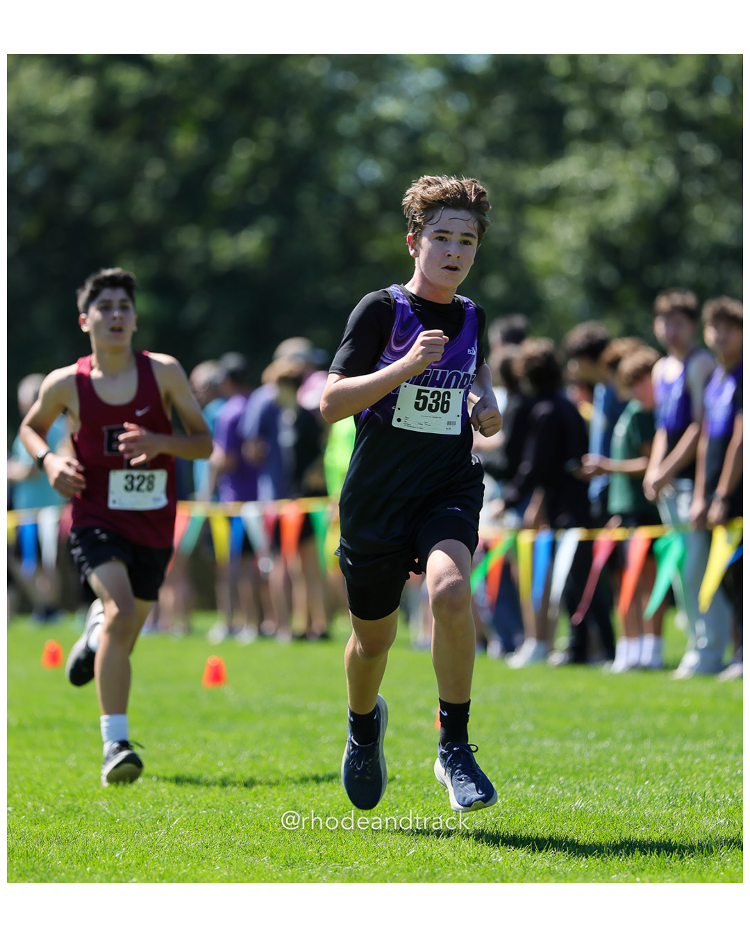 Maxwell Weldon - Mt Hope High School - 17:02.91 - 2025 Injury Fund Carnival XC Cross Country Race - Deerfield Park, Smithfield RI - August…