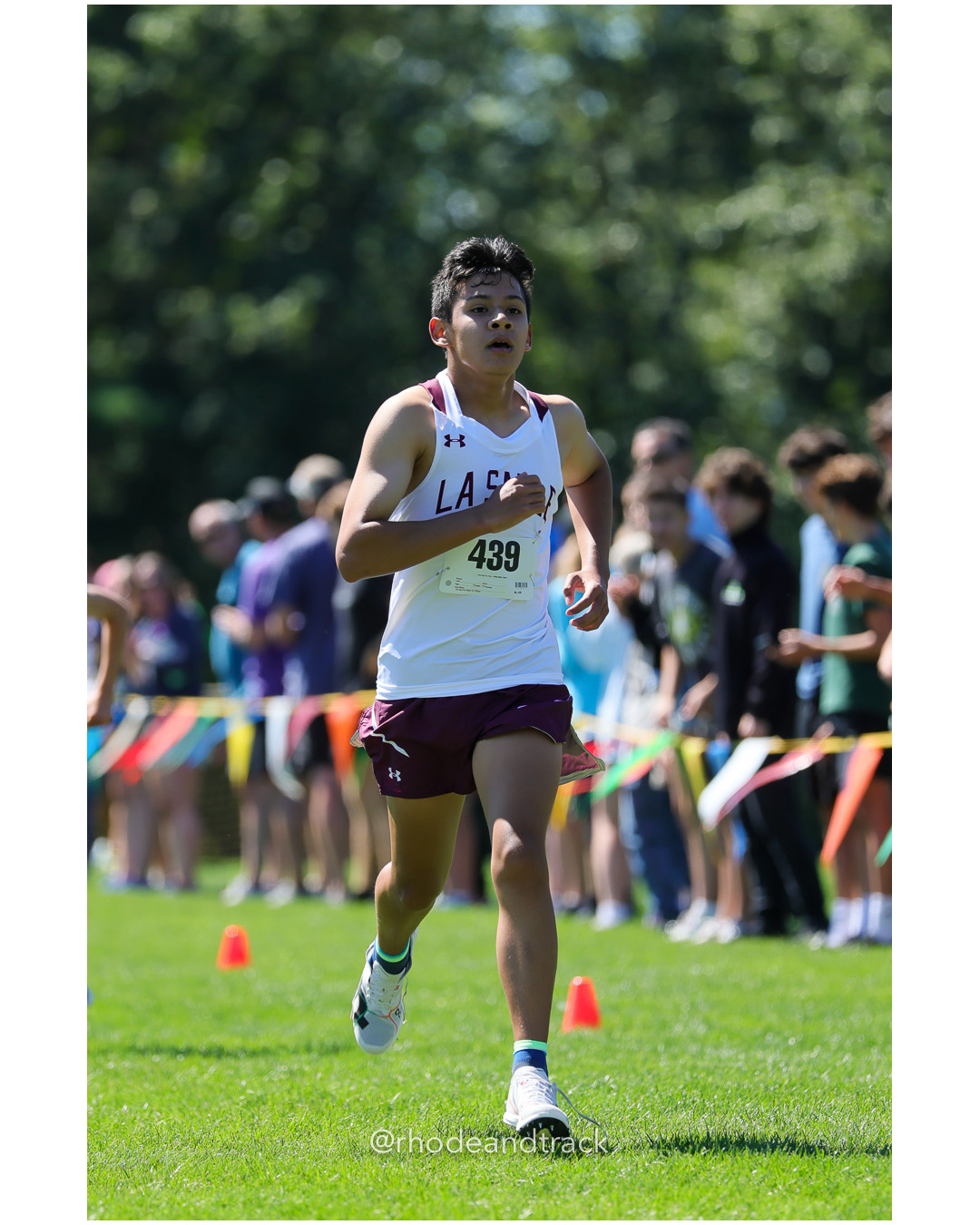Nate Nevola - La Salle Academy - 17:07.94 - 2025 Injury Fund Carnival XC Cross Country Race - Deerfield Park, Smithfield RI - August 30 202…