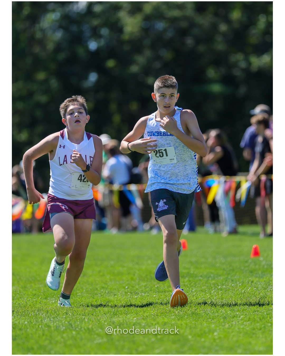 Daniel Anter - La Salle Academy - 18:13.56 - Myer Fink - Cumberland - 18:12.87 - 2025 Injury Fund Carnival XC Cross Country Race - Deerfield Park, Smithfield RI - August 30 2025 File: ./dir-6-Boys-Freshman-Ray-Dwyer-Race/250830-2025-ritca-injury-fund-xc-cross-country-deerfield-park-smithfield-rhode-island-681-296A3464.jpg Daniel Anter - La Salle Academy - 18:13.56 - Myer Fink - Cumberland - 18:12.87 - 2025 Injury Fund Carnival XC Cross Country Race - Deerfiel…