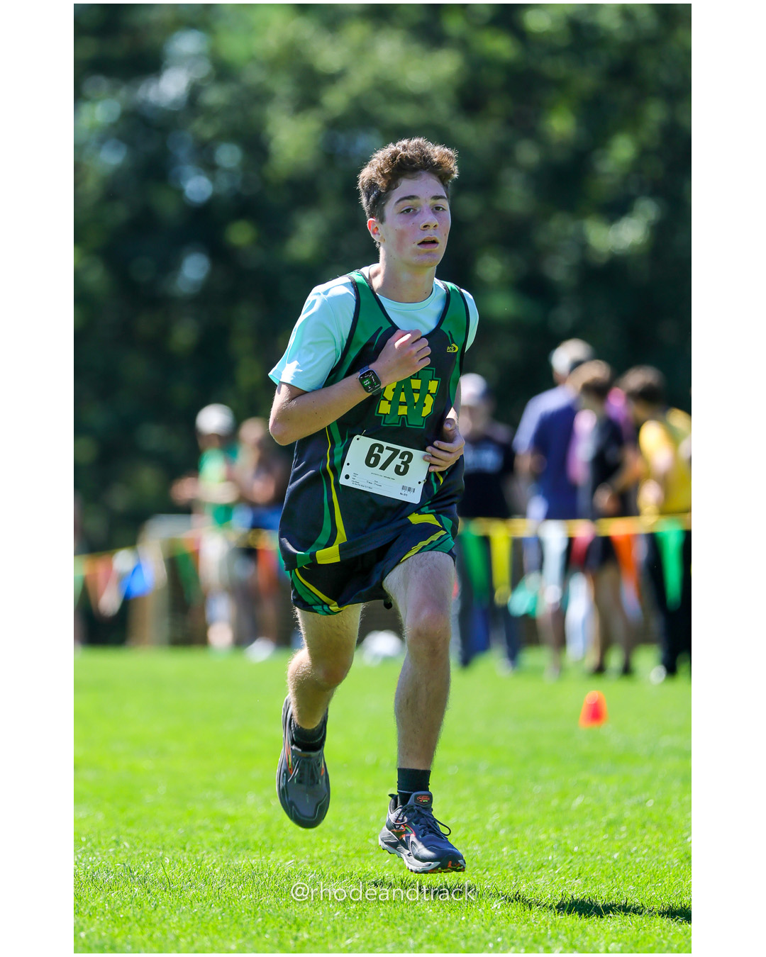 Daniel Sionni - North Smithfield High School - 19:19.04 - 2025 Injury Fund Carnival XC Cross Country Race - Deerfield Park, Smithfield RI -…