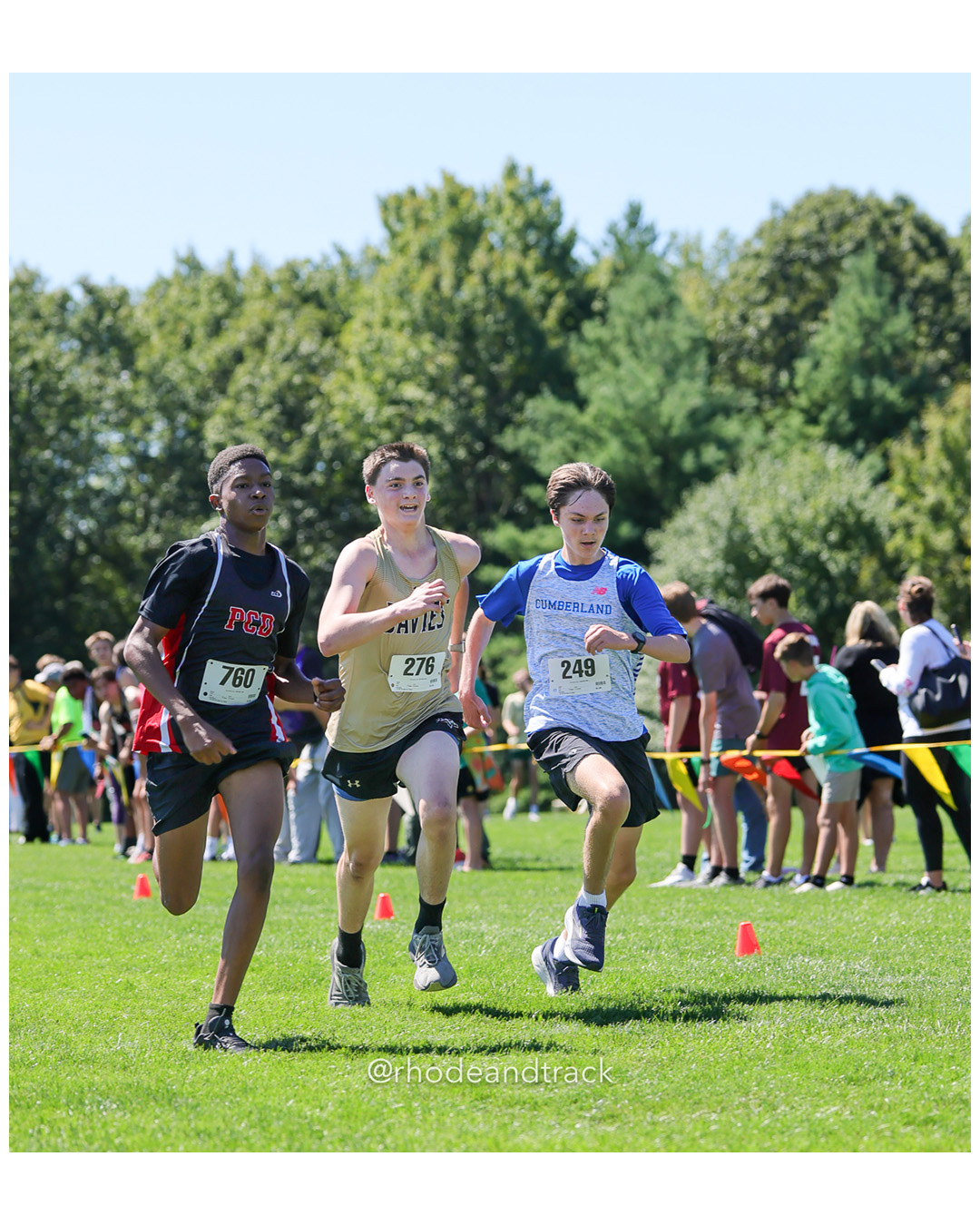 Isaac Eliacin - Providence Country Day - 19:23.71 - Brady Cohen - Davies High School - 19:24.88 - Henry Camden - Cumberland - 19:24.41 - 20…