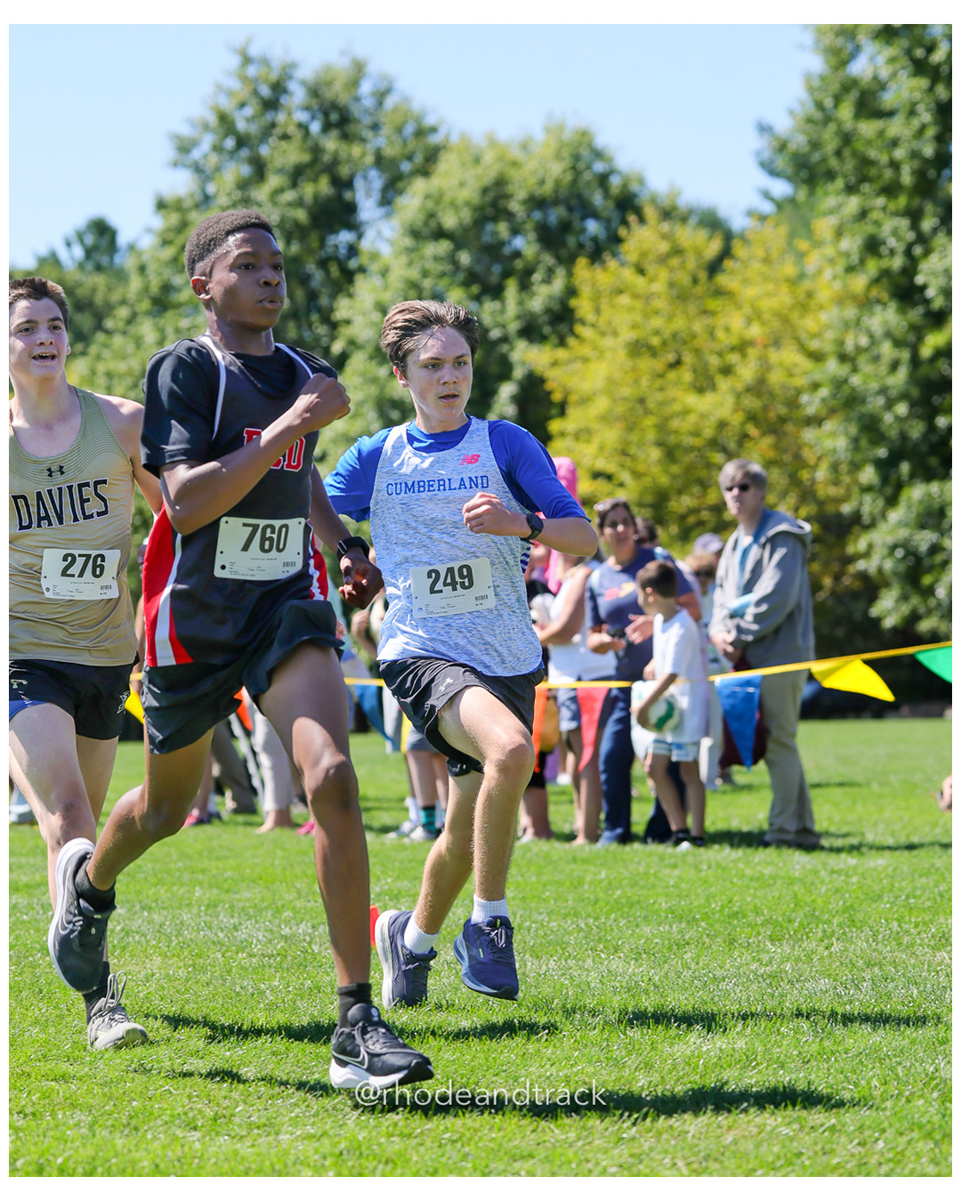 Isaac Eliacin - Providence Country Day - 19:23.71 - Henry Camden - Cumberland - 19:24.41 - 2025 Injury Fund Carnival XC Cross Country Race…