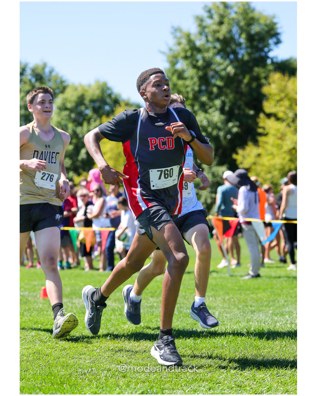 Isaac Eliacin - Providence Country Day - 19:23.71 - 2025 Injury Fund Carnival XC Cross Country Race - Deerfield Park, Smithfield RI - Augus…