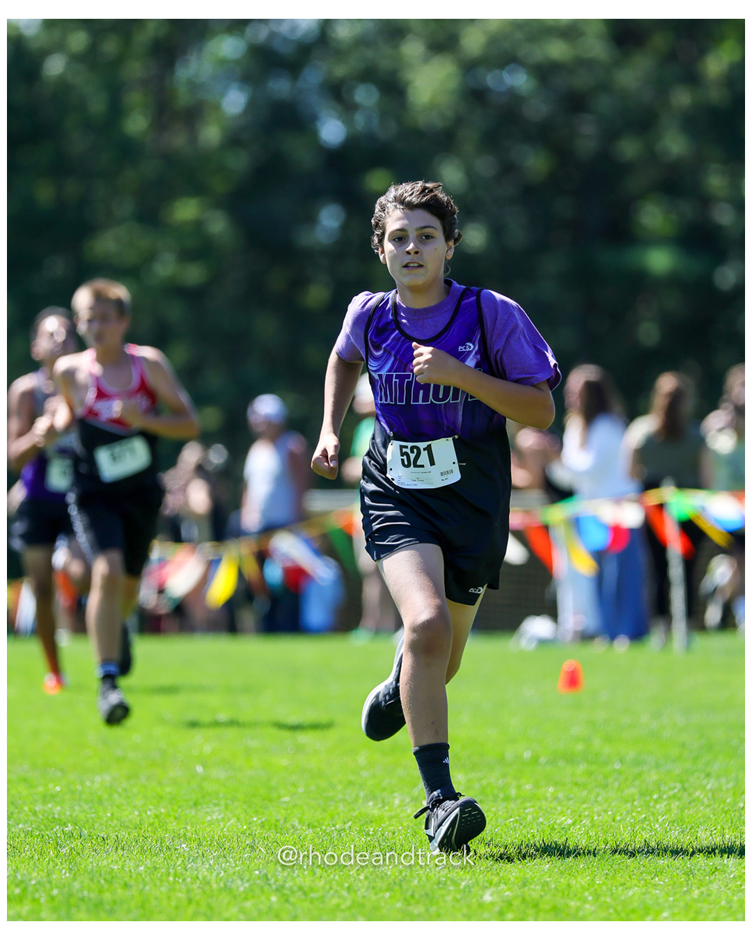 Dario Coletta - Mt Hope High School - 19:41.73 - 2025 Injury Fund Carnival XC Cross Country Race - Deerfield Park, Smithfield RI - August 3…