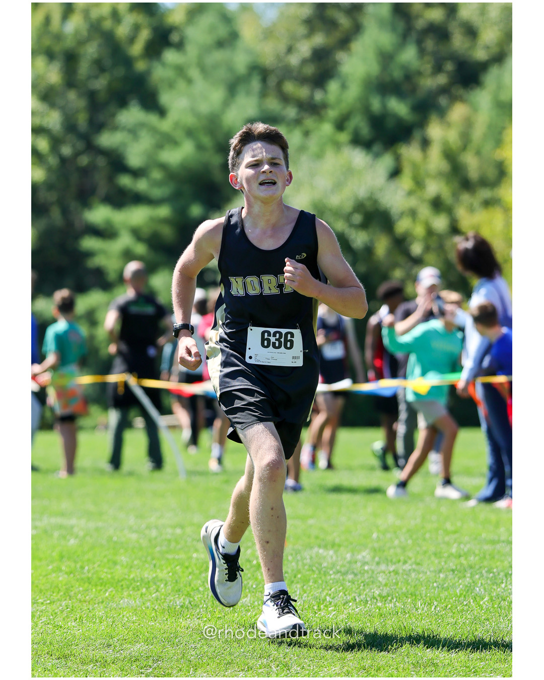Duncan Robertson - North Kingstown High School - 19:50.65 - 2025 Injury Fund Carnival XC Cross Country Race - Deerfield Park, Smithfield RI…