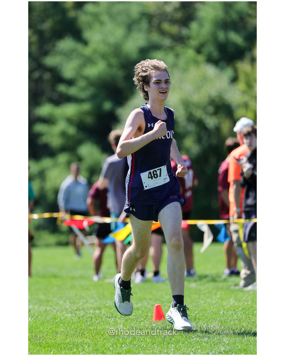 Soren Anderson - Lincoln High School - 20:25.20 - 2025 Injury Fund Carnival XC Cross Country Race - Deerfield Park, Smithfield RI - August…