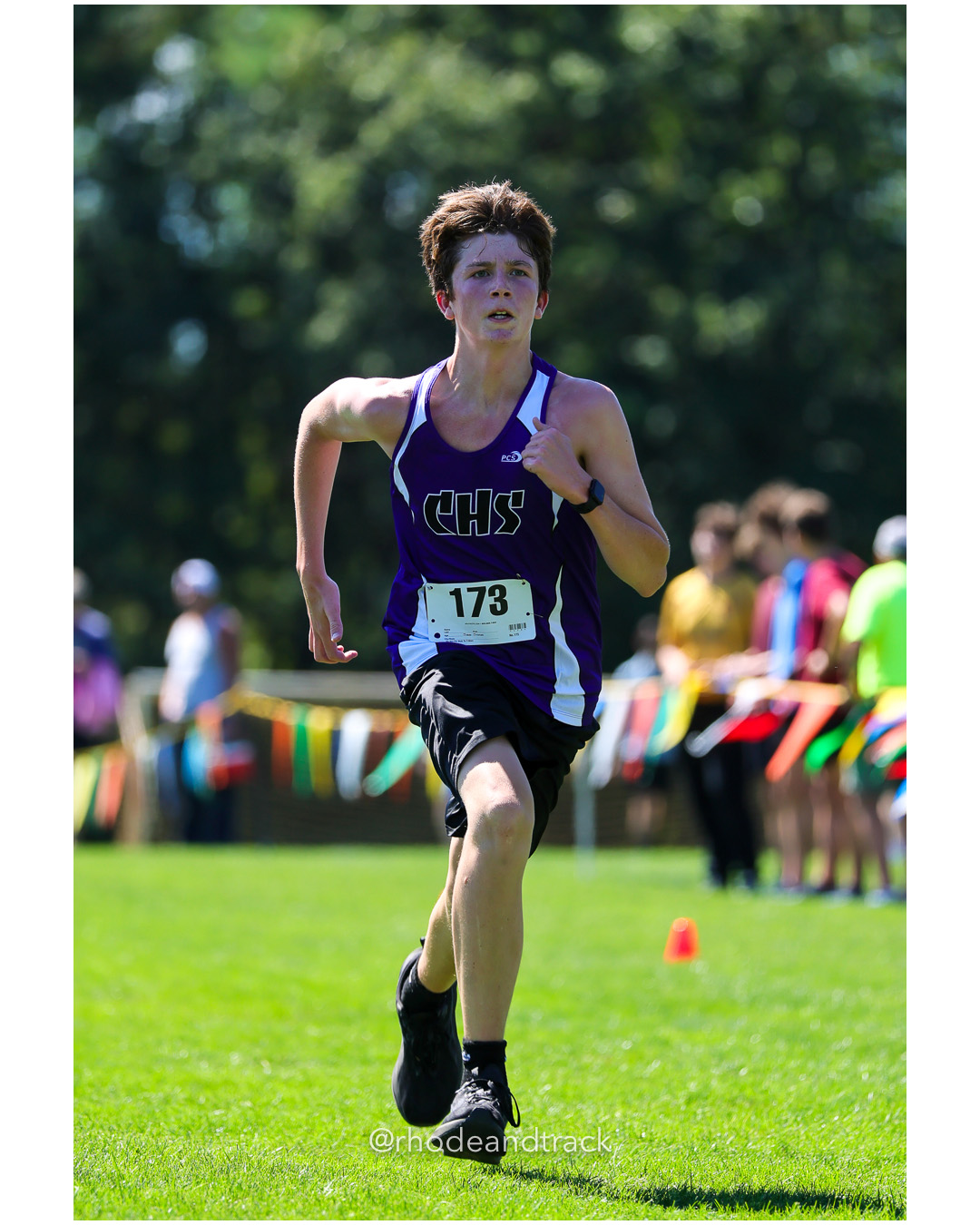 Ezra Waugh - Classical High School - 21:19.36 - 2025 Injury Fund Carnival XC Cross Country Race - Deerfield Park, Smithfield RI - August 30…