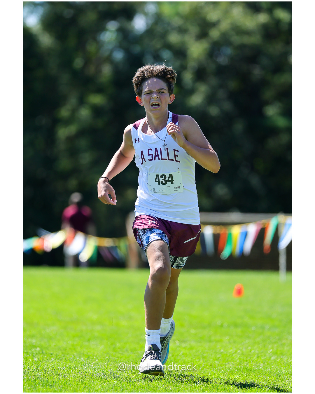 Victor Lantini - La Salle Academy - 21:25.53 - 2025 Injury Fund Carnival XC Cross Country Race - Deerfield Park, Smithfield RI - August 30…