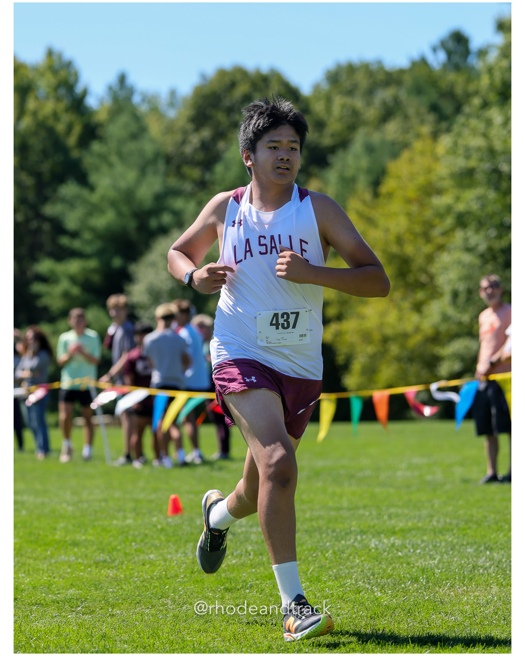 Andrew Liwang - La Salle Academy - 22:35.14 - 2025 Injury Fund Carnival XC Cross Country Race - Deerfield Park, Smithfield RI - August 30 2…