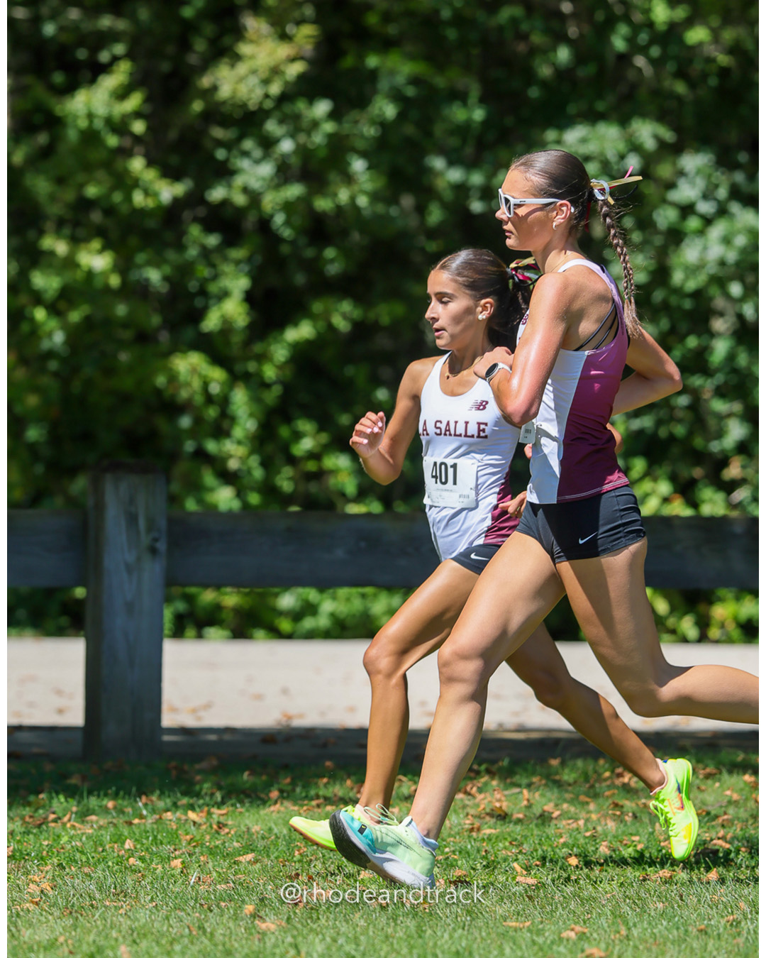 Sabrina Ghamrawi - La Salle Academy - 19:25.51 - Alyssa Parenteau - La Salle Academy - 19:16.11 - 2025 Injury Fund Carnival XC Cross Countr…