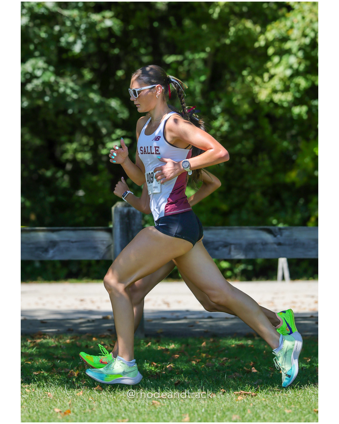 Alyssa Parenteau - La Salle Academy - 19:16.11 - 2025 Injury Fund Carnival XC Cross Country Race - Deerfield Park, Smithfield RI - August 3…
