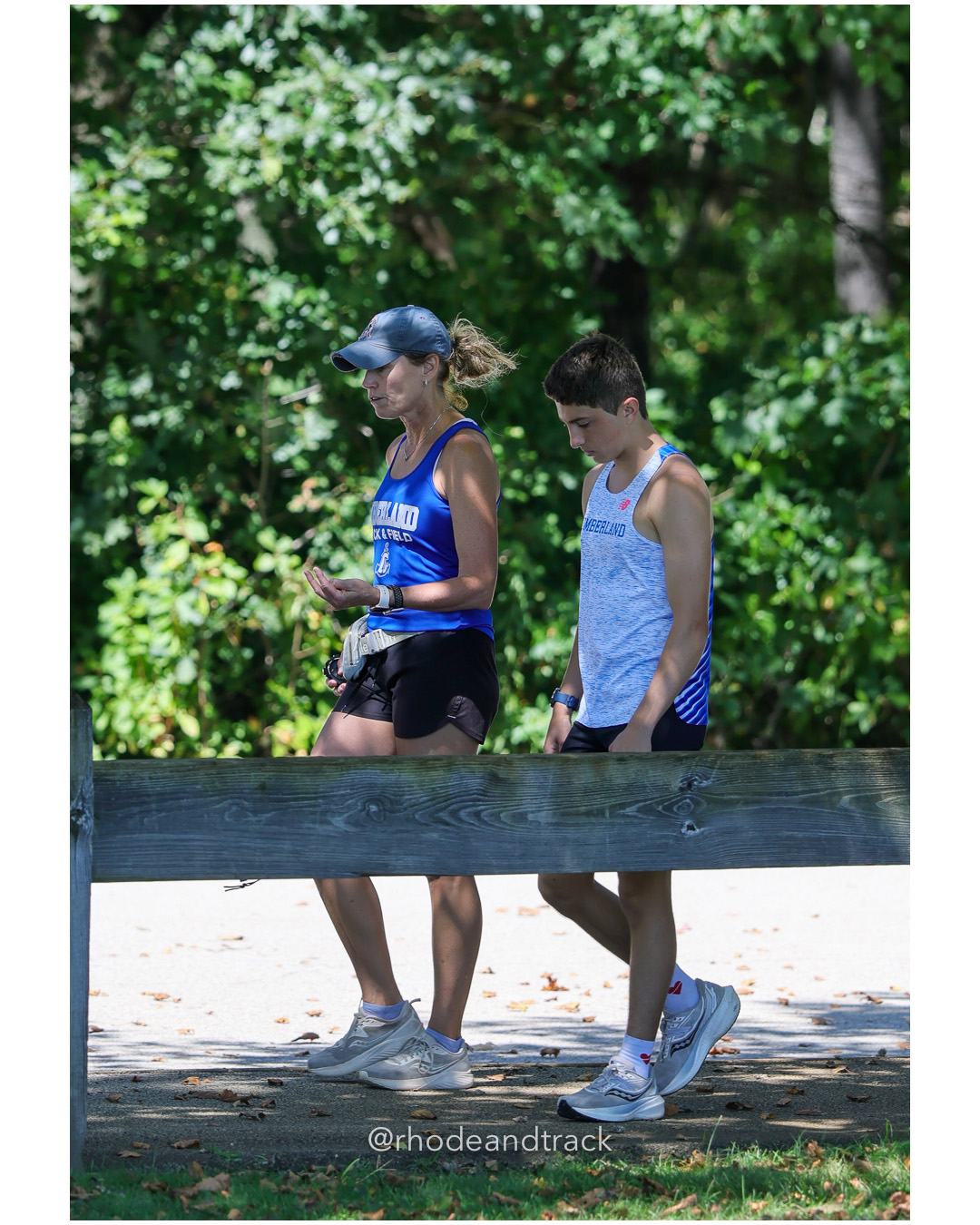 Coach Kerry Carpenter with Jake Schoenhoff - 2025 Injury Fund Carnival XC Cross Country Race - Deerfield Park, Smithfield RI - August 30 2025 File: ./dir-7-Girls-Jane-Hindley-Race/250830-2025-ritca-injury-fund-xc-cross-country-deerfield-park-smithfield-rhode-island-830-296A6639.jpg Coach Kerry Carpenter with Jake Schoenhoff - 2025 Injury Fund Carnival XC Cross Country Race - Deerfield Park, Smithfield RI - August 30 20…
