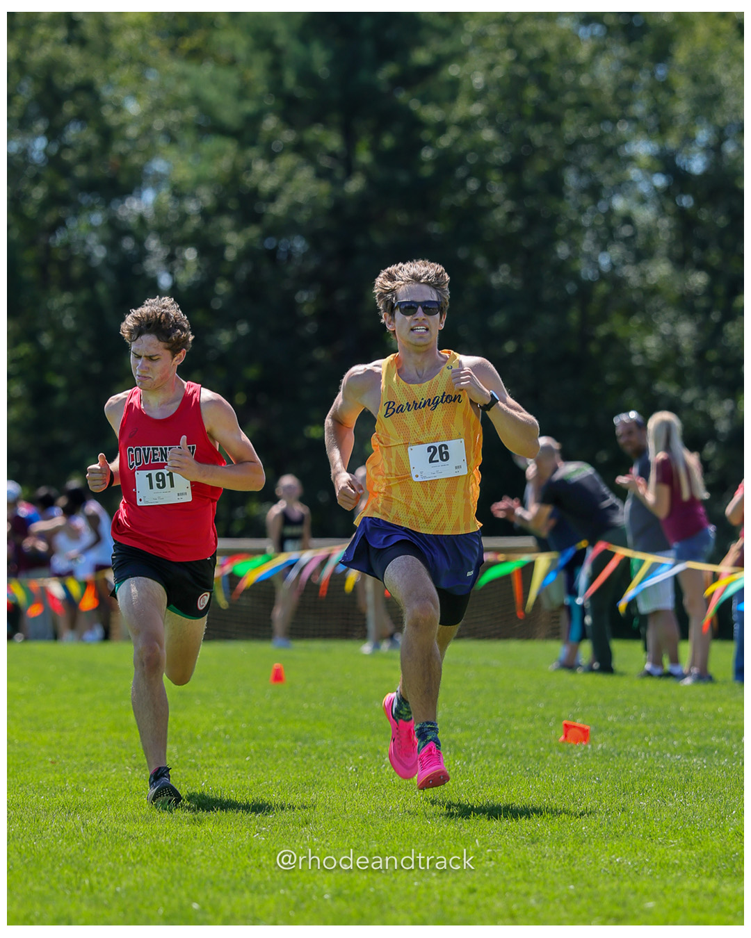 Declan Mcconkey - Coventry High School - 17:42.84 - Vlad Horvatic - Barrington High School - 17:42.17 - 2025 Injury Fund Carnival XC Cross Country Race - Deerfield Park, Smithfield RI - August 30 2025 File: ./dir-8-Boys-Mark-Skinkle-Race/250830-2025-ritca-injury-fund-xc-cross-country-deerfield-park-smithfield-rhode-island-1040-296A1573.jpg Declan Mcconkey - Coventry High School - 17:42.84 - Vlad Horvatic - Barrington High School - 17:42.17 - 2025 Injury Fund Carnival XC Cross…