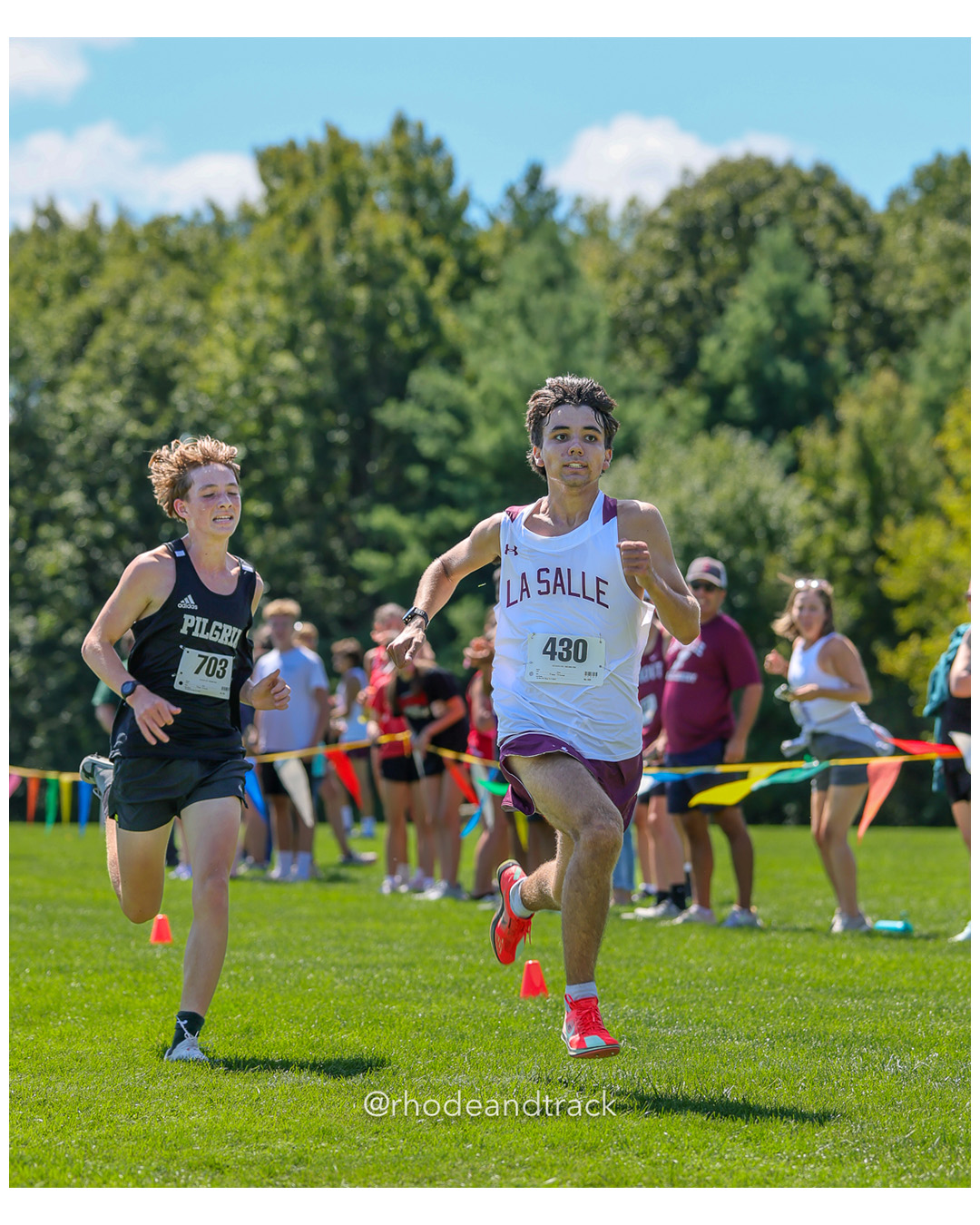 Jacoby Schmidt - Pilgrim High School - 17:52.27 - Noah Dosreis - La Salle Academy - 17:51.54 - 2025 Injury Fund Carnival XC Cross Country Race - Deerfield Park, Smithfield RI - August 30 2025 File: ./dir-8-Boys-Mark-Skinkle-Race/250830-2025-ritca-injury-fund-xc-cross-country-deerfield-park-smithfield-rhode-island-1043-296A1756.jpg Jacoby Schmidt - Pilgrim High School - 17:52.27 - Noah Dosreis - La Salle Academy - 17:51.54 - 2025 Injury Fund Carnival XC Cross Country R…