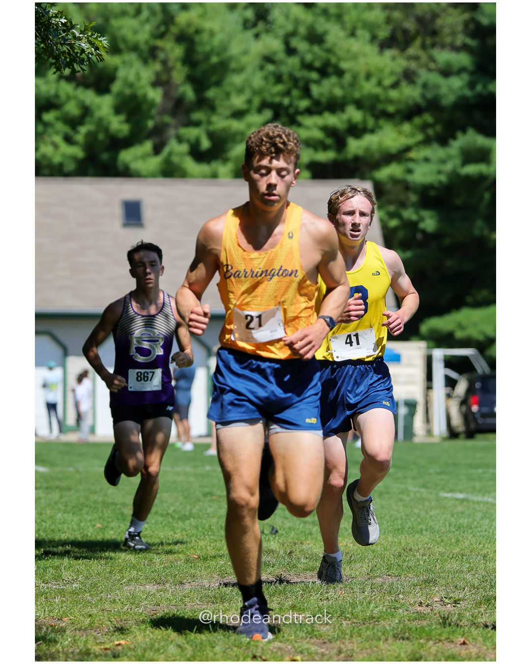 Patrick Coen - Barrington High School - 18:34.09 - Finn Sullivan - Barrington High School - 18:58.96 - 2025 Injury Fund Carnival XC Cross Country Race - Deerfield Park, Smithfield RI - August 30 2025 File: ./dir-8-Boys-Mark-Skinkle-Race/250830-2025-ritca-injury-fund-xc-cross-country-deerfield-park-smithfield-rhode-island-964-296A9722.jpg Patrick Coen - Barrington High School - 18:34.09 - Finn Sullivan - Barrington High School - 18:58.96 - 2025 Injury Fund Carnival XC Cross C…
