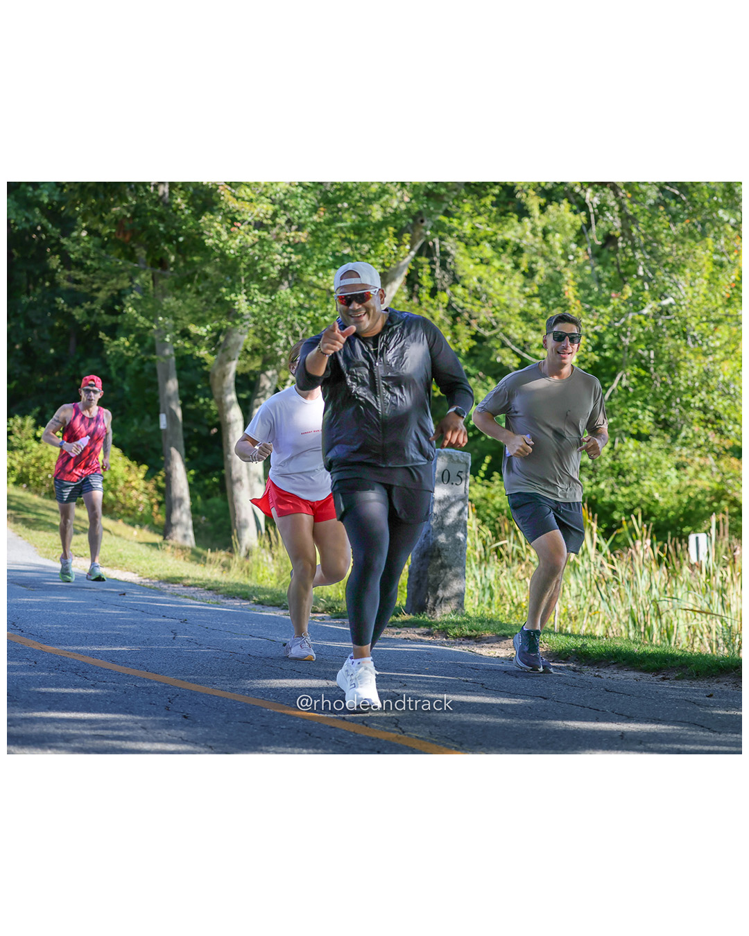 Fundati Run Club #6 - Fundati Coffee and Lincoln Woods - Lincoln RI - September 13 2025 – Fundati Run Club #6 – Sep 13, 2025 – bib #13