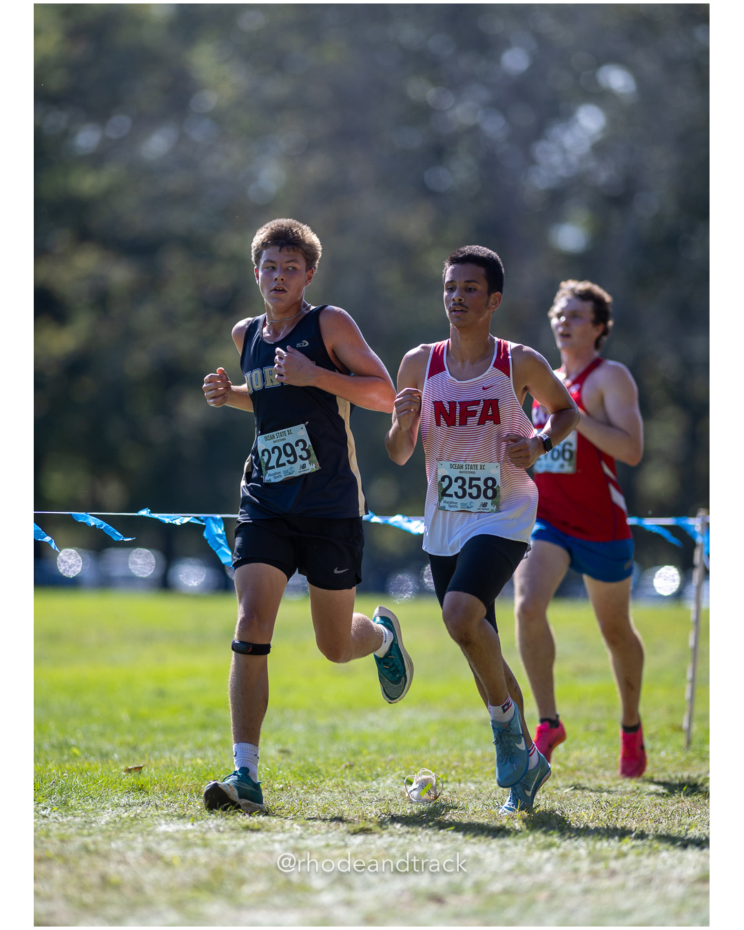 Connor Tallman – North Kingstown High School - Sebastian Melendez – Norwich Free Academy - 2025 RI Ocean State XC Invitational - Goddard Memorial Park - Warwick, RI - September 27 2025 File: ./250927-2025-ocean-state-xc-invitational-warwick-ri-148-062A2545.jpg Connor Tallman – North Kingstown High School - Sebastian Melendez – Norwich Free Academy - 2025 RI Ocean State XC Invitational - Goddard Me…
