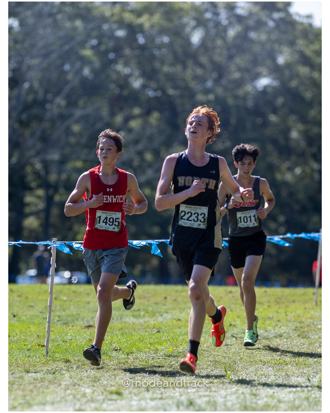 Daniel Lehman – Greenwich High School - William Bridges – North Kingstown High School - Anden Bianchi – Cranston West High School - 2025 RI Ocean State XC Invitational - Goddard Memorial Park - Warwick, RI - September 27 2025 File: ./250927-2025-ocean-state-xc-invitational-warwick-ri-154-062A2569.jpg Daniel Lehman – Greenwich High School - William Bridges – North Kingstown High School - Anden Bianchi – Cranston West High School - 2025 RI…