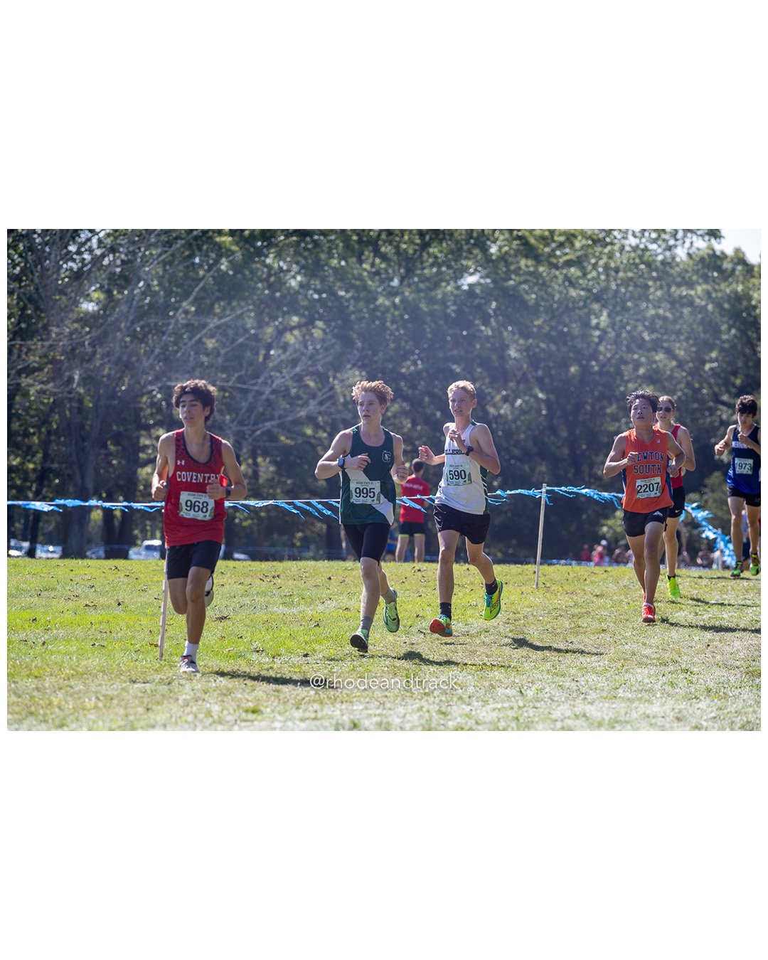 Aidan Alves – Coventry High School - Nathaniel Brennick – Cranston East High School - Max Gorski – Billerica Memorial High School - 2025 RI Ocean State XC Invitational - Goddard Memorial Park - Warwick, RI - September 27 2025 File: ./250927-2025-ocean-state-xc-invitational-warwick-ri-172-062A2660.jpg Aidan Alves – Coventry High School - Nathaniel Brennick – Cranston East High School - Max Gorski – Billerica Memorial High School - 2025 RI…