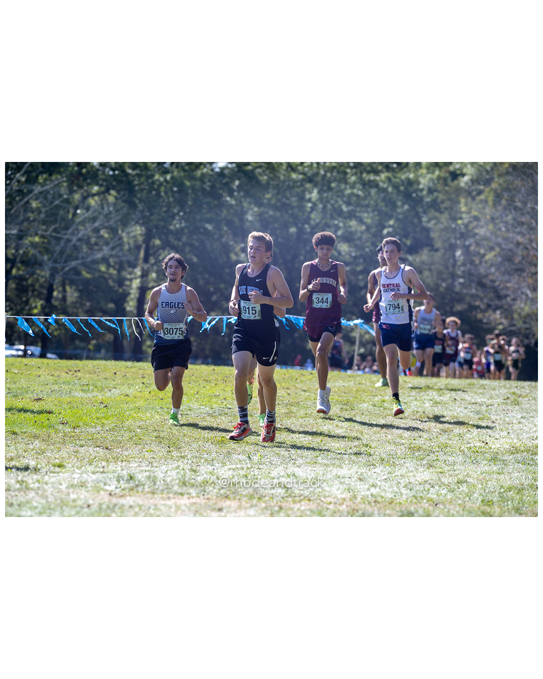Alexander Harrison – Wether Sfield High School - Benjamin Chapman – Columbia (Sec 2) - Jed Dilal – Algonquin Regional High School - Eddie Medford – Central Catholic High School - 2025 RI Ocean State XC Invitational - Goddard Memorial Park - Warwick, RI - September 27 2025 File: ./250927-2025-ocean-state-xc-invitational-warwick-ri-188-062A2743.jpg Alexander Harrison – Wether Sfield High School - Benjamin Chapman – Columbia (Sec 2) - Jed Dilal – Algonquin Regional High School - Eddie M…