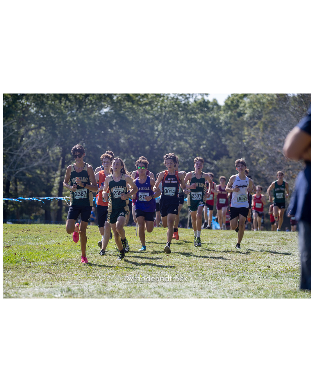 Chris Depalma – Notre Dame-West Haven - Liam Paul – Notre Dame-West Haven - Jesse Lichtenstein – Classical High School - Jayden Horowitz – West Warwick High School - Brendan Schnepf – Notre Dame-West Haven - Clake Panton – Chelmsford High School - 2025 RI Ocean State XC Invitational - Goddard Memorial Park - Warwick, RI - September 27 2025 File: ./250927-2025-ocean-state-xc-invitational-warwick-ri-194-062A2770.jpg Chris Depalma – Notre Dame-West Haven - Liam Paul – Notre Dame-West Haven - Jesse Lichtenstein – Classical High School - Jayden Horowitz –…