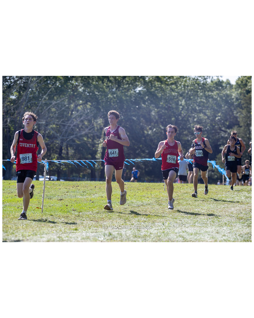 Parker Hall – Coventry High School - Jack Galligher – Boston College High School - Ryan Wolfe – Barnstable High School - 2025 RI Ocean State XC Invitational - Goddard Memorial Park - Warwick, RI - September 27 2025 File: ./250927-2025-ocean-state-xc-invitational-warwick-ri-198-062A2789.jpg Parker Hall – Coventry High School - Jack Galligher – Boston College High School - Ryan Wolfe – Barnstable High School - 2025 RI Ocean Stat…