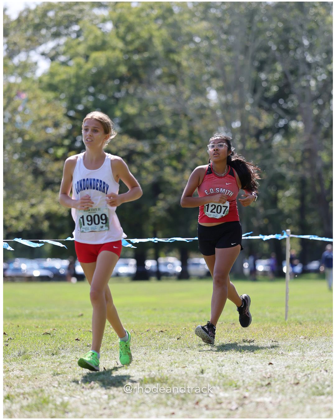 Harper Labonte – Londonderry High School - Estrella Hernandez Lopez – E.O. Smith High School - 2025 RI Ocean State XC Invitational - Goddard Memorial Park - Warwick, RI - September 27 2025 File: ./250927-2025-ocean-state-xc-invitational-warwick-ri-350-296A8605.jpg Harper Labonte – Londonderry High School - Estrella Hernandez Lopez – E.O. Smith High School - 2025 RI Ocean State XC Invitational - Goddar…