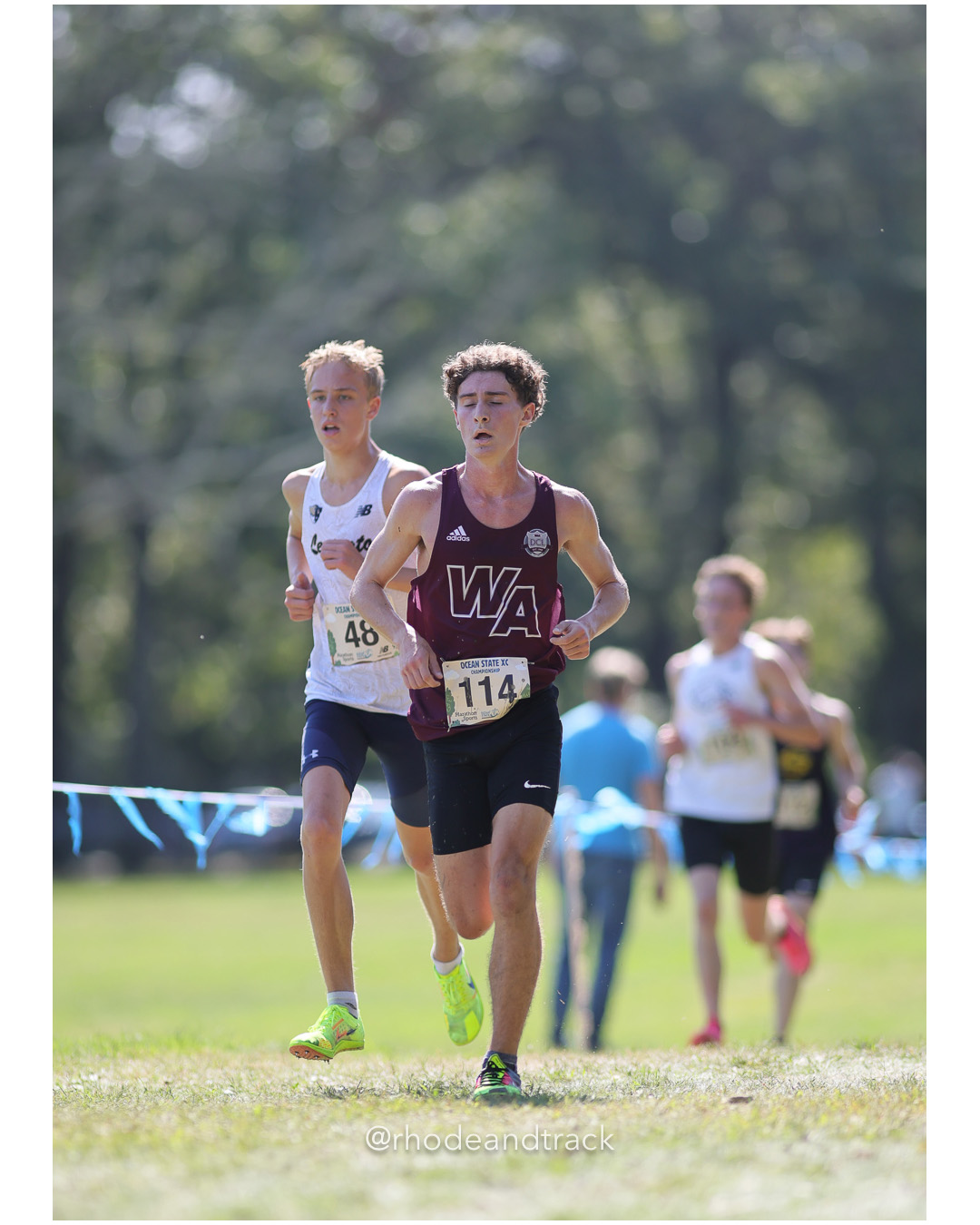 Rhys Behling – Lexington High School - David Caggiano – Westford Academy - 2025 RI Ocean State XC Invitational - Goddard Memorial Park - Warwick, RI - September 27 2025 File: ./250927-2025-ocean-state-xc-invitational-warwick-ri-400-296A9113.jpg Rhys Behling – Lexington High School - David Caggiano – Westford Academy - 2025 RI Ocean State XC Invitational - Goddard Memorial Park - Wa…