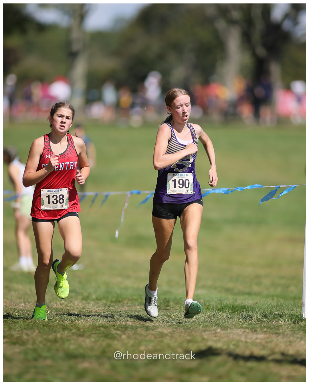 Molly Richardson – Coventry High School - Mackenzie Lickert – St. Raphael Academy - 2025 RI Ocean State XC Invitational - Goddard Memorial Park - Warwick, RI - September 27 2025 File: ./250927-2025-ocean-state-xc-invitational-warwick-ri-486-296A9811.jpg Molly Richardson – Coventry High School - Mackenzie Lickert – St. Raphael Academy - 2025 RI Ocean State XC Invitational - Goddard Memorial…