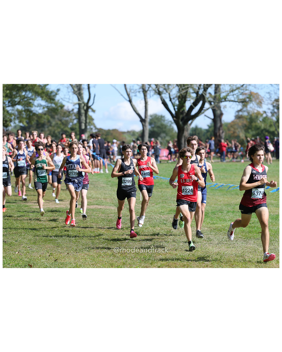 Thomas White – Nashua North High School - Alex Brown – Xavier High School - Oliver Eaton – Greenwich High School - 2025 RI Ocean State XC Invitational - Goddard Memorial Park - Warwick, RI - September 27 2025 File: ./250927-2025-ocean-state-xc-invitational-warwick-ri-58-296A5200.jpg Thomas White – Nashua North High School - Alex Brown – Xavier High School - Oliver Eaton – Greenwich High School - 2025 RI Ocean State XC I…