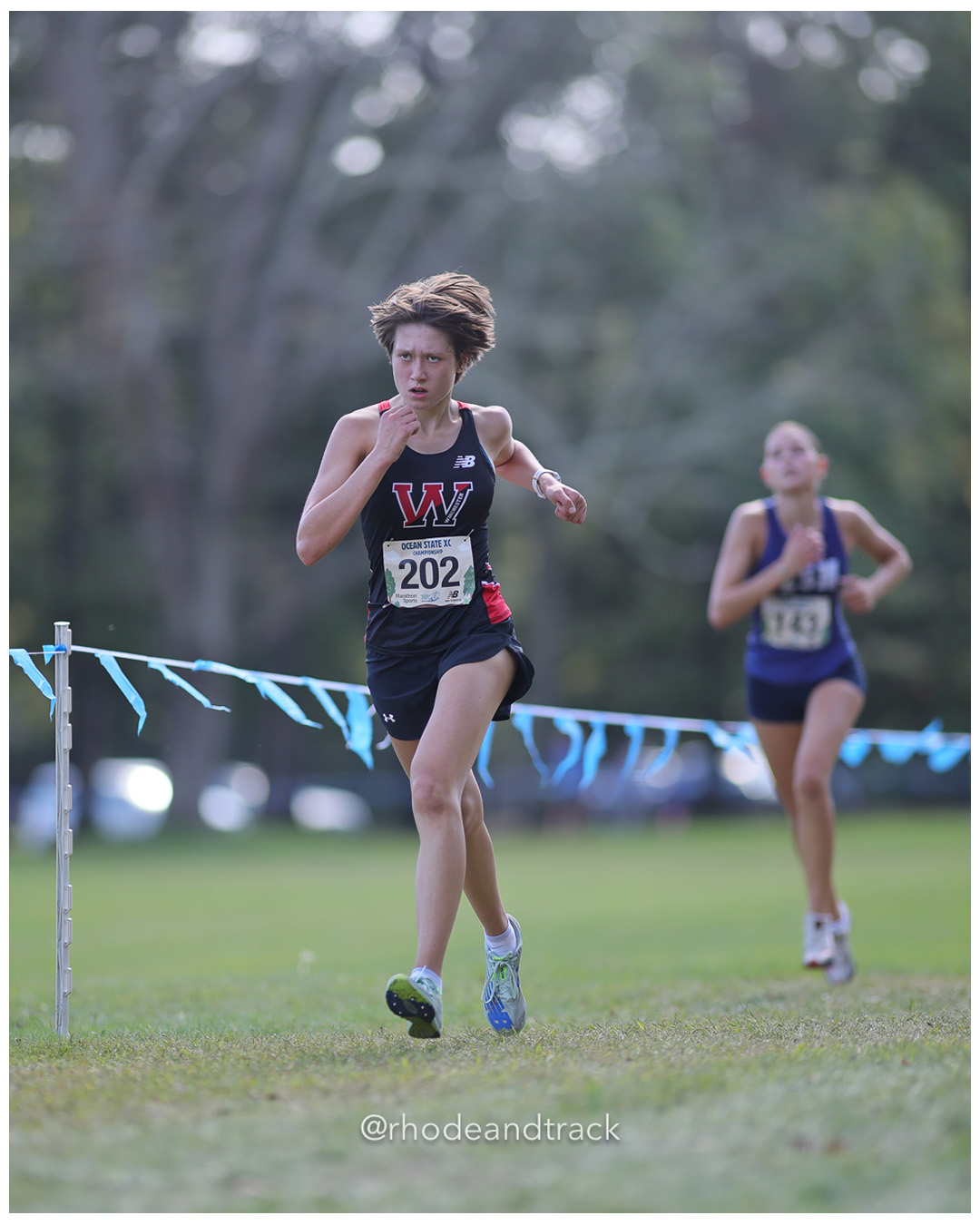 Alex Machemer – Winchester High School - 2025 RI Ocean State XC Invitational - Goddard Memorial Park - Warwick, RI - September 27 2025 – 20…