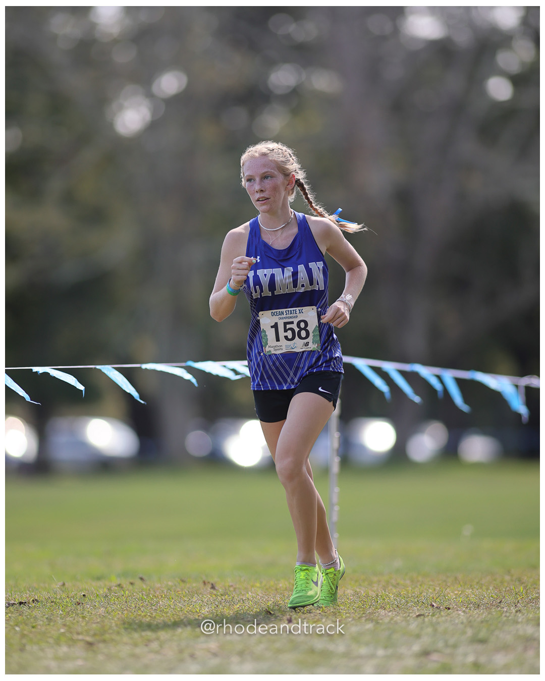 Elisabeth Person – Lyman Memorial High School - 2025 RI Ocean State XC Invitational - Goddard Memorial Park - Warwick, RI - September 27 20…