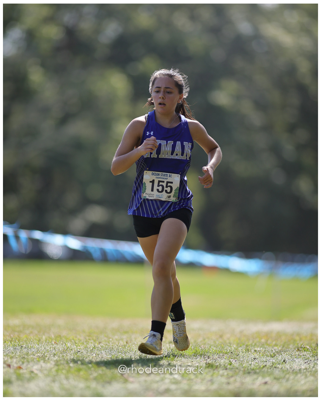 Luci Gardella – Lyman Memorial High School - 2025 RI Ocean State XC Invitational - Goddard Memorial Park - Warwick, RI - September 27 2025…