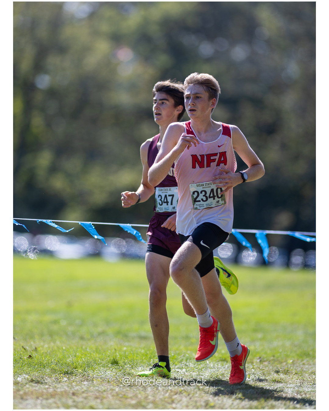 Stephen Green – Algonquin Regional High School - Jack Dempsey – Norwich Free Academy - 2025 RI Ocean State XC Invitational - Goddard Memorial Park - Warwick, RI - September 27 2025 File: ./250927-2025-ocean-state-xc-invitational-warwick-ri-80-062A2229.jpg Stephen Green – Algonquin Regional High School - Jack Dempsey – Norwich Free Academy - 2025 RI Ocean State XC Invitational - Goddard Memori…