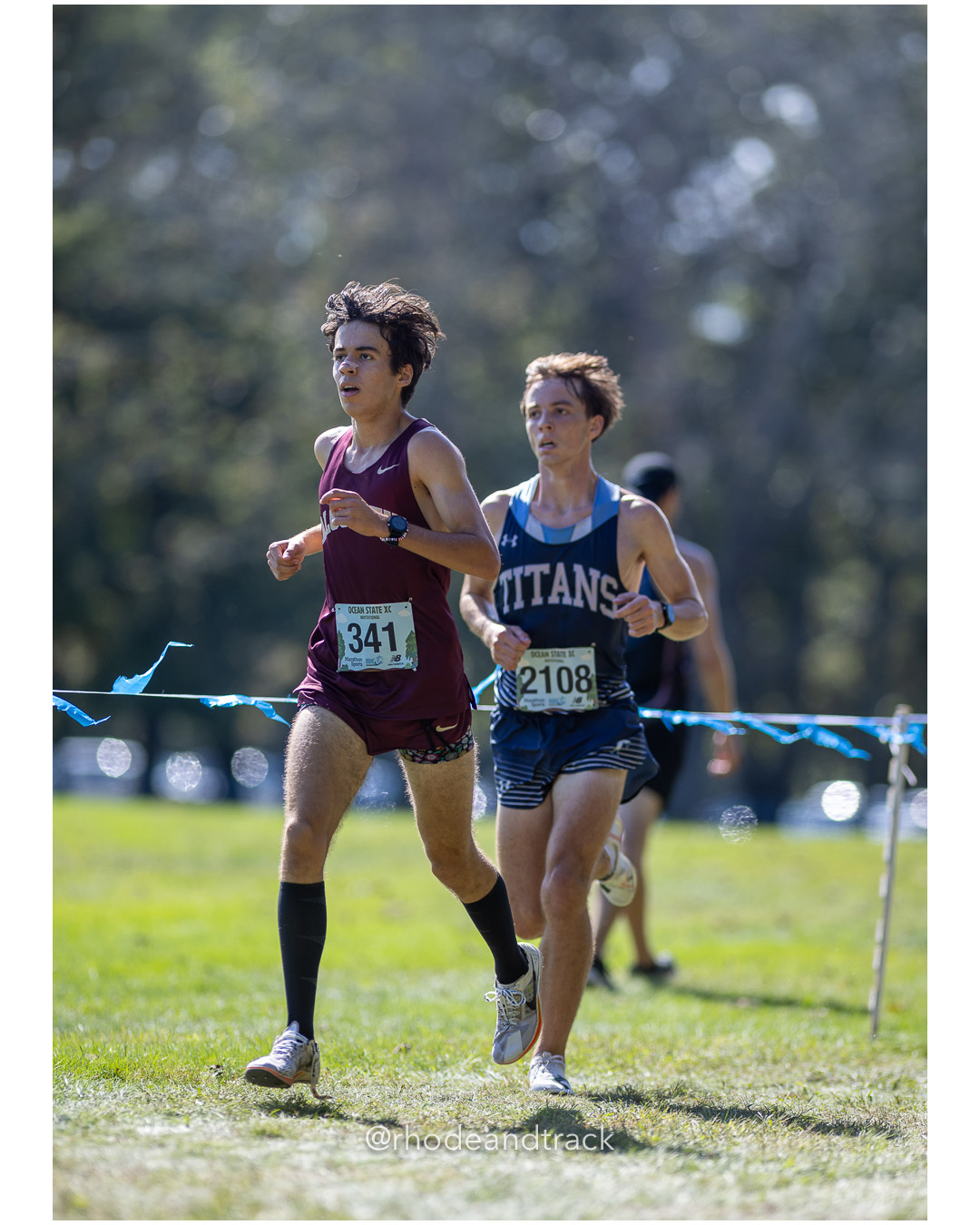 Trent Bedard – Algonquin Regional High School - Cole Burns – Nashua North High School - 2025 RI Ocean State XC Invitational - Goddard Memorial Park - Warwick, RI - September 27 2025 File: ./250927-2025-ocean-state-xc-invitational-warwick-ri-85-062A2266.jpg Trent Bedard – Algonquin Regional High School - Cole Burns – Nashua North High School - 2025 RI Ocean State XC Invitational - Goddard Memor…