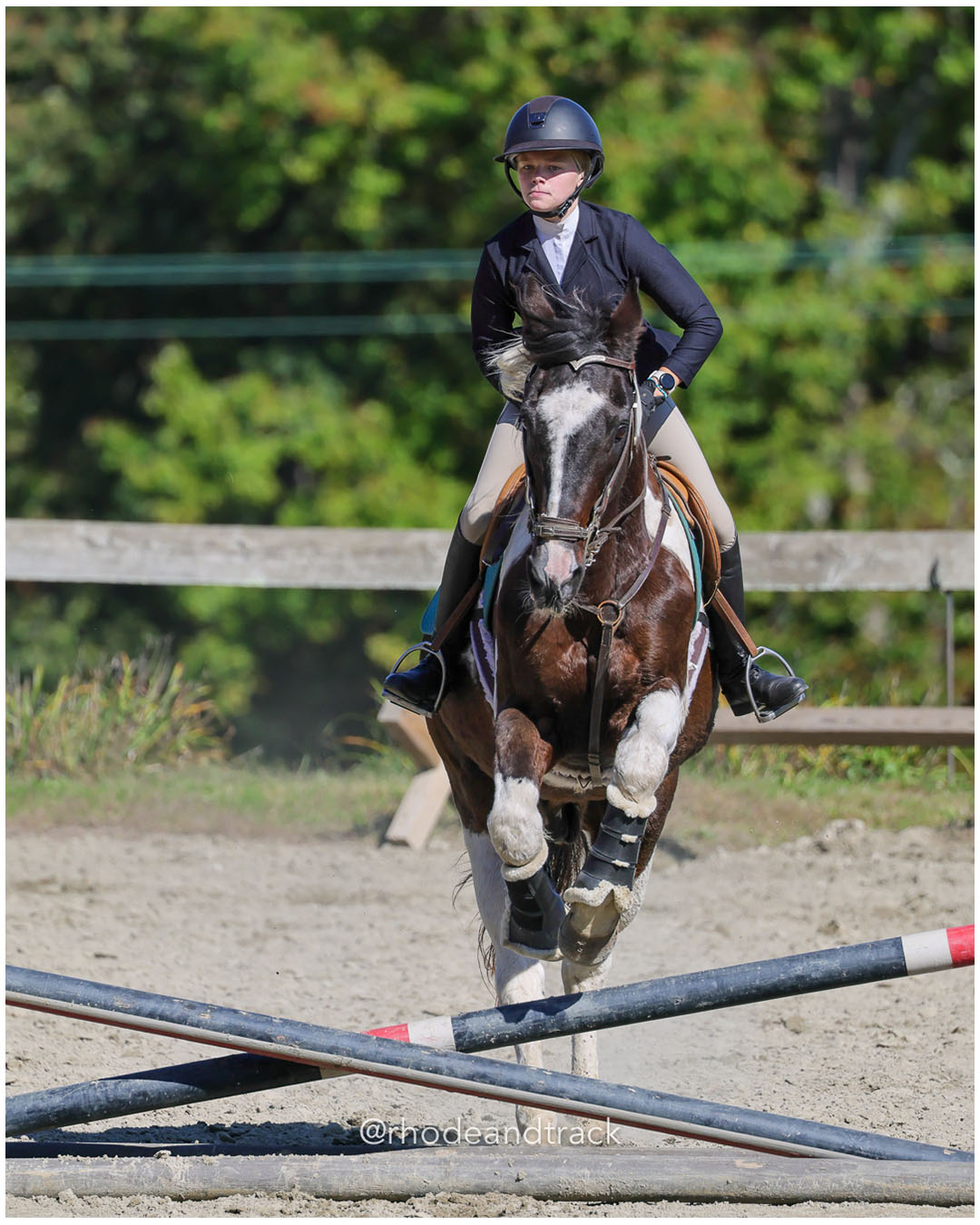 Claudia Arnold, Hunter Ridge - Interscholastic Equestrian Association competition - Prospect Hill Farm - Lincoln, RI - September 28 2025 –…