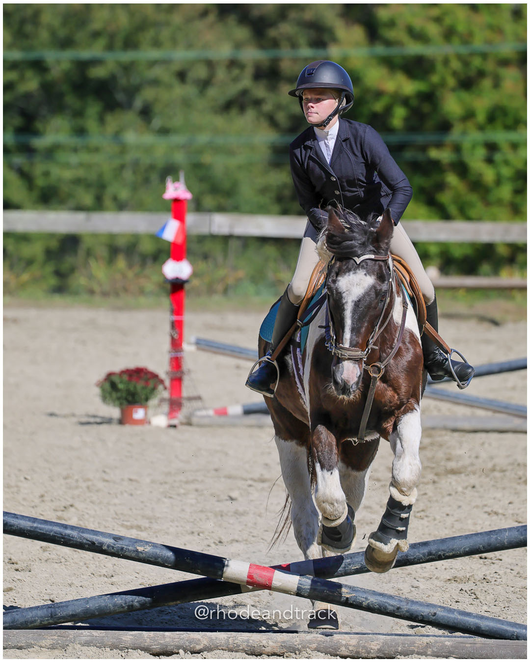 Claudia Arnold, Hunter Ridge - Interscholastic Equestrian Association competition - Prospect Hill Farm - Lincoln, RI - September 28 2025 –…