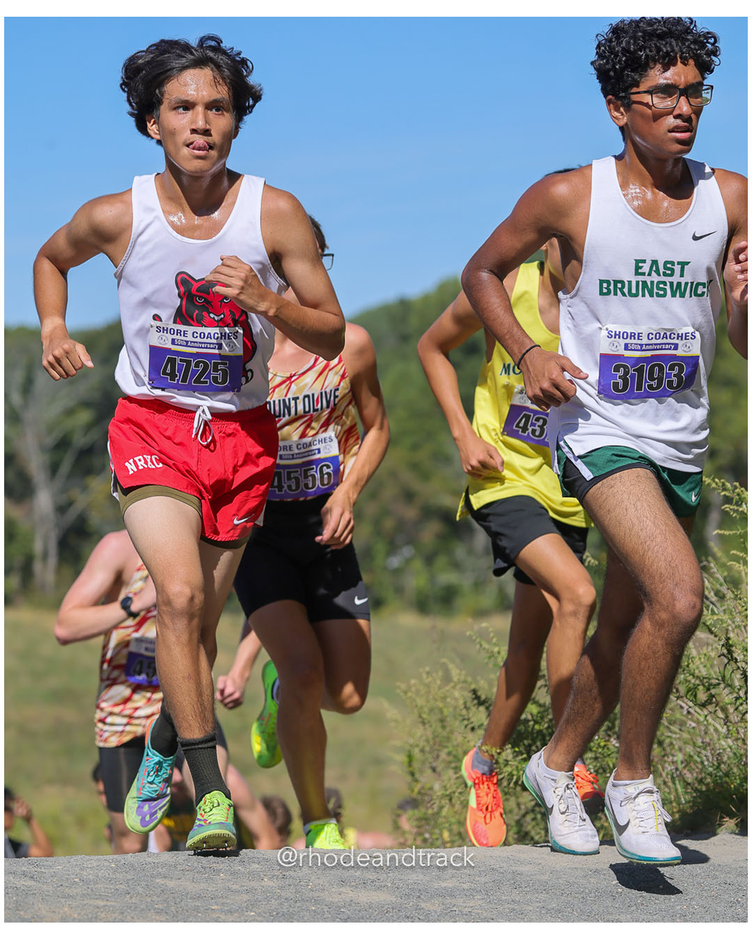 Emma Perez Nieves - North Rockland - 18:16 - Aaron Sebin - East Brunswick HS - 18:15 - Boys Varsity B - Shore Coach’s Invitational - Varsity A race - Holmdel Park - Holmdel, NJ - October 4, 2025 File: ./dir-Boys-Varsity-B/251004-shore-invitational-holmdel-nj-october-4-2025-328-296A4417.jpg Emma Perez Nieves - North Rockland - 18:16 - Aaron Sebin - East Brunswick HS - 18:15 - Boys Varsity B - Shore Coach’s Invitational - Varsit…