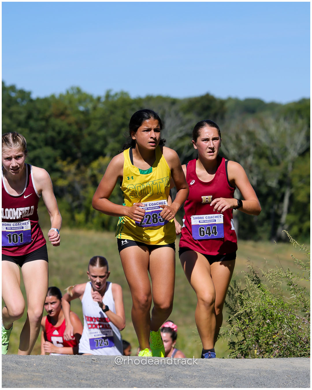 Oona Nance - Bloomfield HS - 22:40 - Risha Rao - West Windsor - 21:14 - Samantha Robles - Hillsborough HS - 21:27 - Girls Varsity A - Shore Coach’s Invitational - Varsity A race - Holmdel Park - Holmdel, NJ - October 4, 2025 File: ./dir-Girls-Varsity-A/251004-shore-invitational-holmdel-nj-october-4-2025-263-296A3406.jpg Oona Nance - Bloomfield HS - 22:40 - Risha Rao - West Windsor - 21:14 - Samantha Robles - Hillsborough HS - 21:27 - Girls Varsity A - Shore…