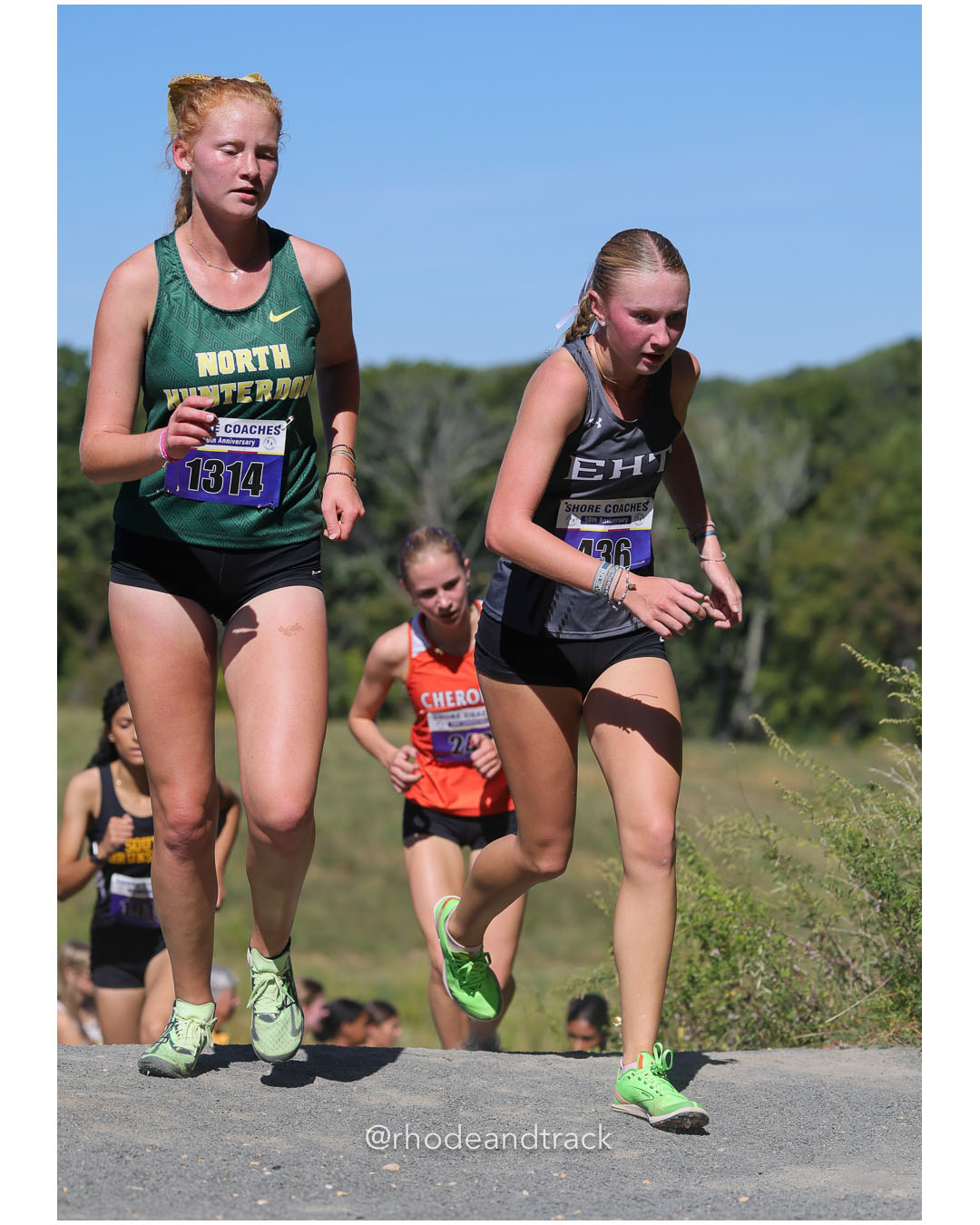 Sophia Piro - North Hunterdon HS - 21:34 - Molly Rooney - Egg Harbor Twp HS - 21:28 - Girls Varsity A - Shore Coach’s Invitational - Varsity A race - Holmdel Park - Holmdel, NJ - October 4, 2025 File: ./dir-Girls-Varsity-A/251004-shore-invitational-holmdel-nj-october-4-2025-267-296A3459.jpg Sophia Piro - North Hunterdon HS - 21:34 - Molly Rooney - Egg Harbor Twp HS - 21:28 - Girls Varsity A - Shore Coach’s Invitational - Varsit…
