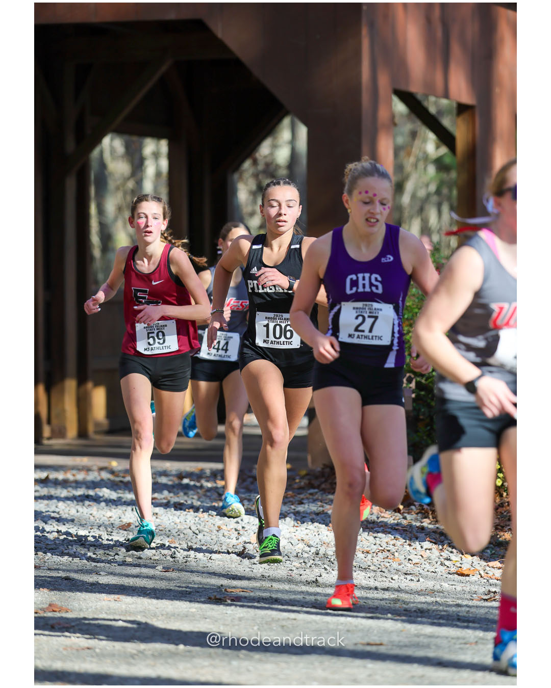 Olive Willis, East Greenwich High School, 20:04.67, 25 - Juliana Kavanagh, Pilgrim High School, 20:28.67, 30 - Fiona Hughes, Classical High School, 20:15.65, 27 - RI Cross Country State Championship - Ponaganset High School - North Scituate, RI - November 1, 2025 File: ./dir-1-Girls-Championship/251101-2025-RI-Cross-Country-State-Championships-Ponaganset-100-296A9250.jpg Olive Willis, East Greenwich High School, 20:04.67, 25 - Juliana Kavanagh, Pilgrim High School, 20:28.67, 30 - Fiona Hughes, Classical High…