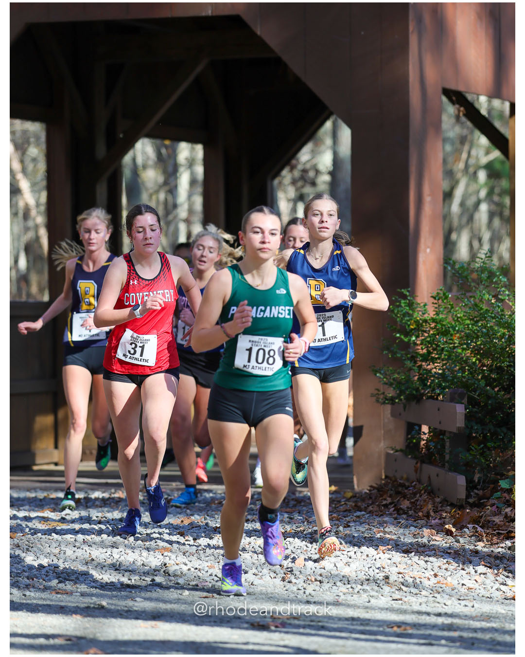 Leah Brosseau, Coventry High School, 21:51.71, 62 - Madison Ourique, Ponaganset High School, 21:36.61, 57 - Charlotte Ford, Barrington High School, 21:35.97, 56 - RI Cross Country State Championship - Ponaganset High School - North Scituate, RI - November 1, 2025 File: ./dir-1-Girls-Championship/251101-2025-RI-Cross-Country-State-Championships-Ponaganset-117-296A9459.jpg Leah Brosseau, Coventry High School, 21:51.71, 62 - Madison Ourique, Ponaganset High School, 21:36.61, 57 - Charlotte Ford, Barrington High…